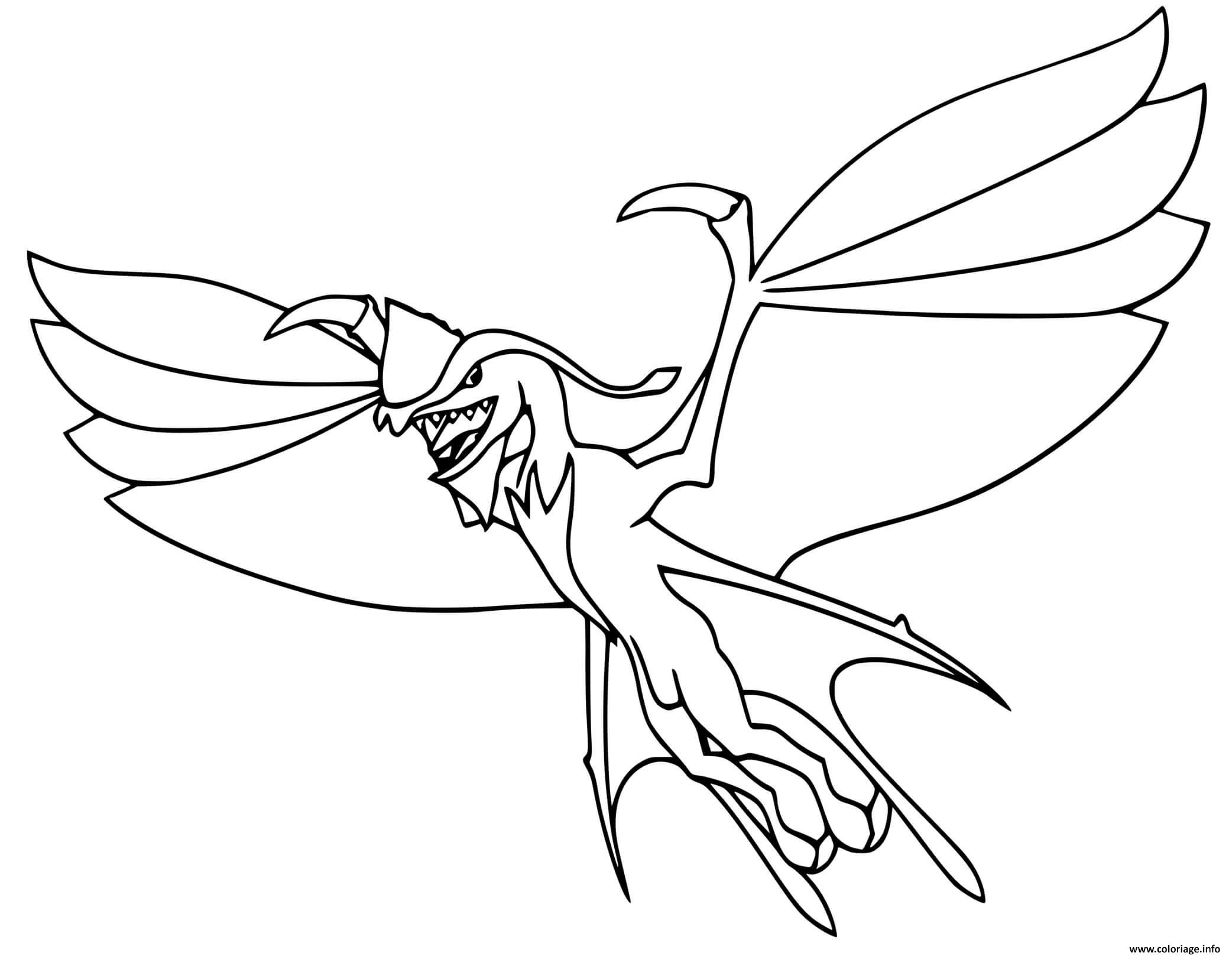 Coloriage Avatar 2 Creature Volante Grand Leonopteryx Dessin à Imprimer