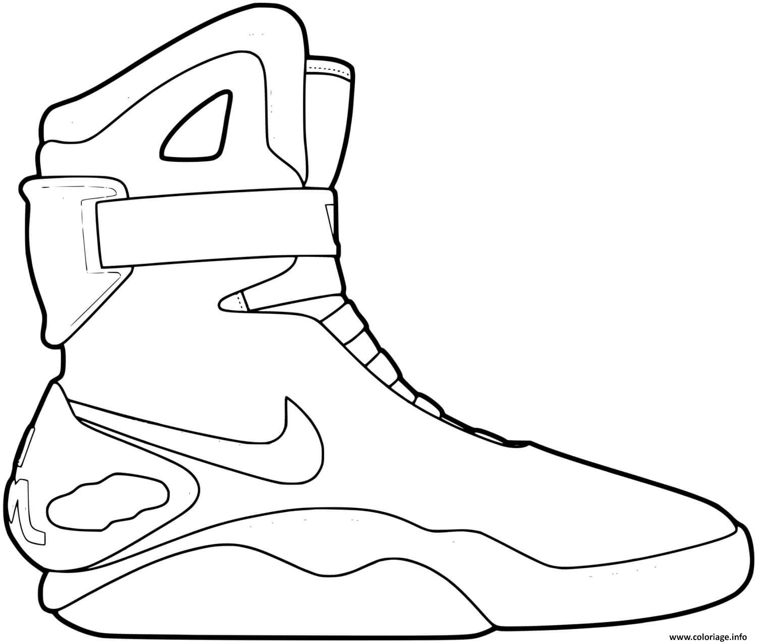 Coloriage Basket Nike New Dessin Basket Imprimer