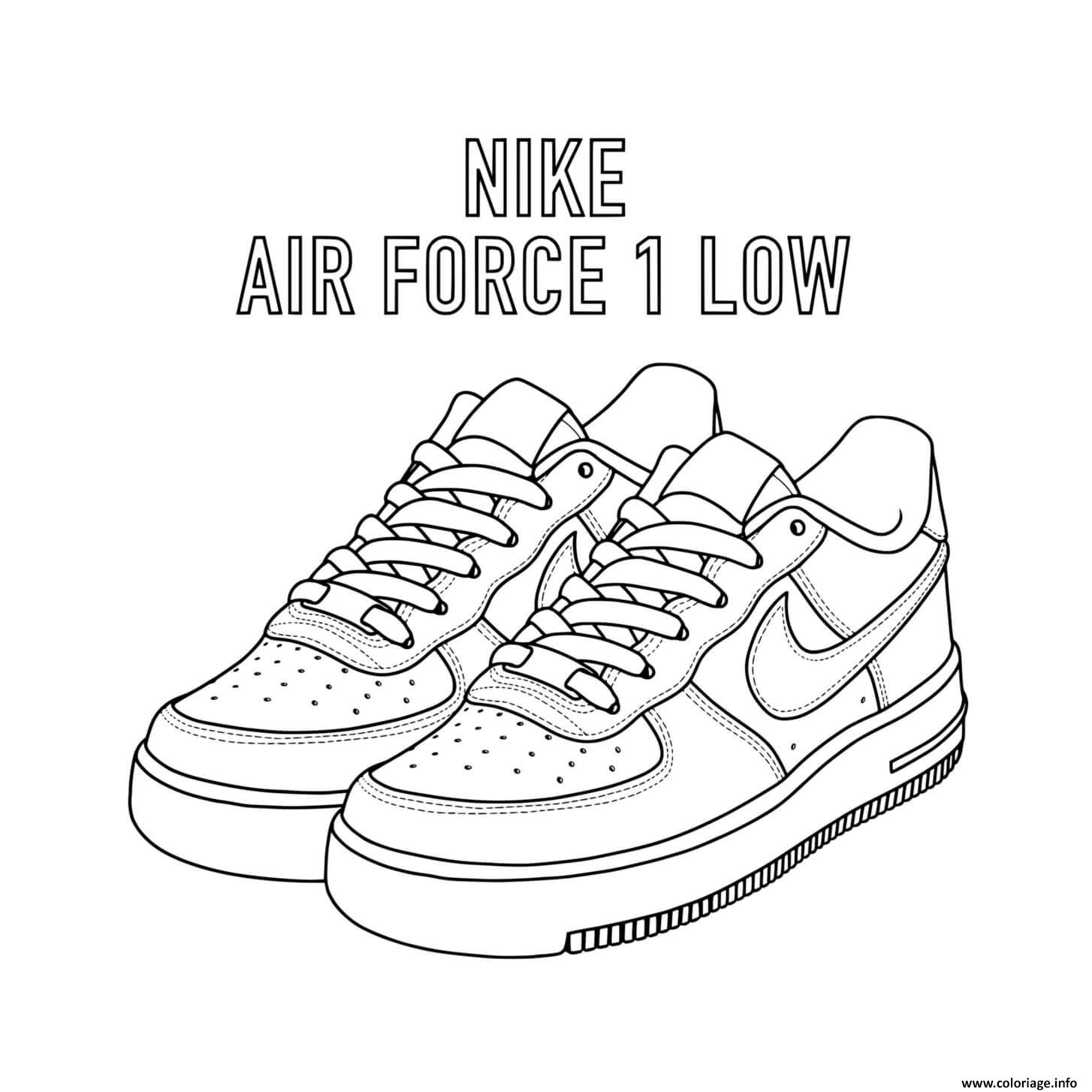 Nike Logo Coloring Page Free Printable Templates