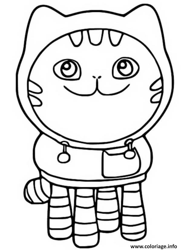 Coloriage Gabbys Dollhouse Gabby Chat Serie Animee Pour Enfants Dessin Gabby  Chat à imprimer