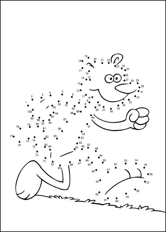 Coloriage Activité points à relier 27 amusante - Points a relier à imprimer