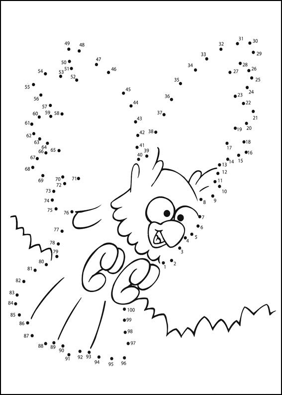 Coloriage Activité points à relier numéro 55 - Points a relier à imprimer