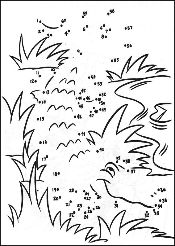 Coloriage Exercice points à relier 112 ludique - Points a relier à imprimer