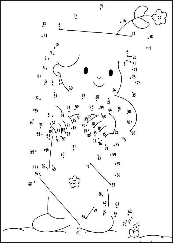 Coloriage Activité points à relier 130 enfants - Points a relier à imprimer