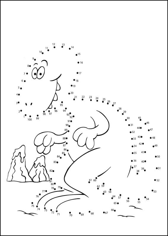 Coloriage Exercice points à relier numéro 26 - Points a relier à imprimer