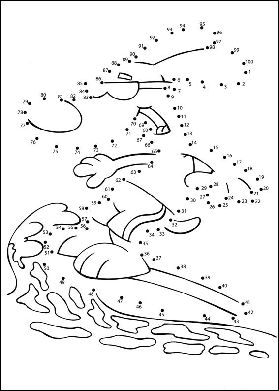 Coloriage Relier les points : activité ludique jeune enfant - Points a relier à imprimer