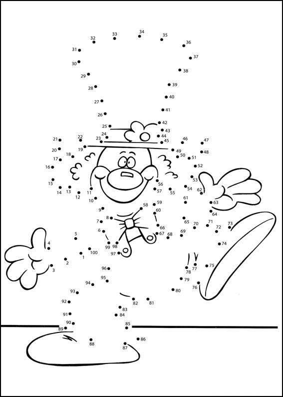 Coloriage Jeu de points à relier niveau 30 - Points a relier à imprimer
