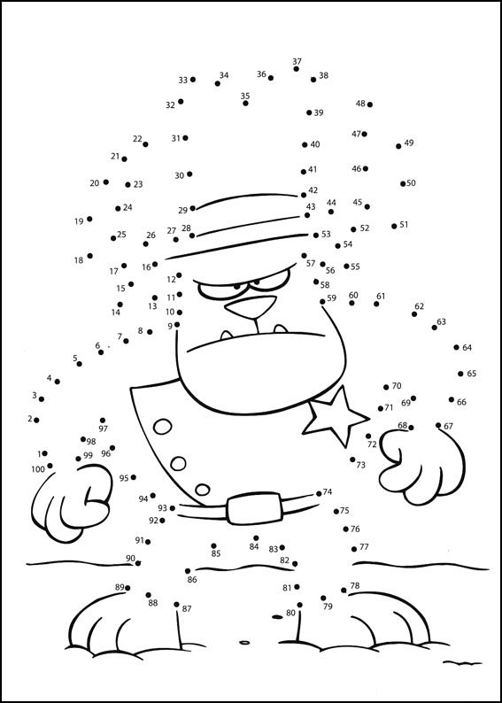 Coloriage Jeu de points à relier numéro 74 - Points a relier à imprimer
