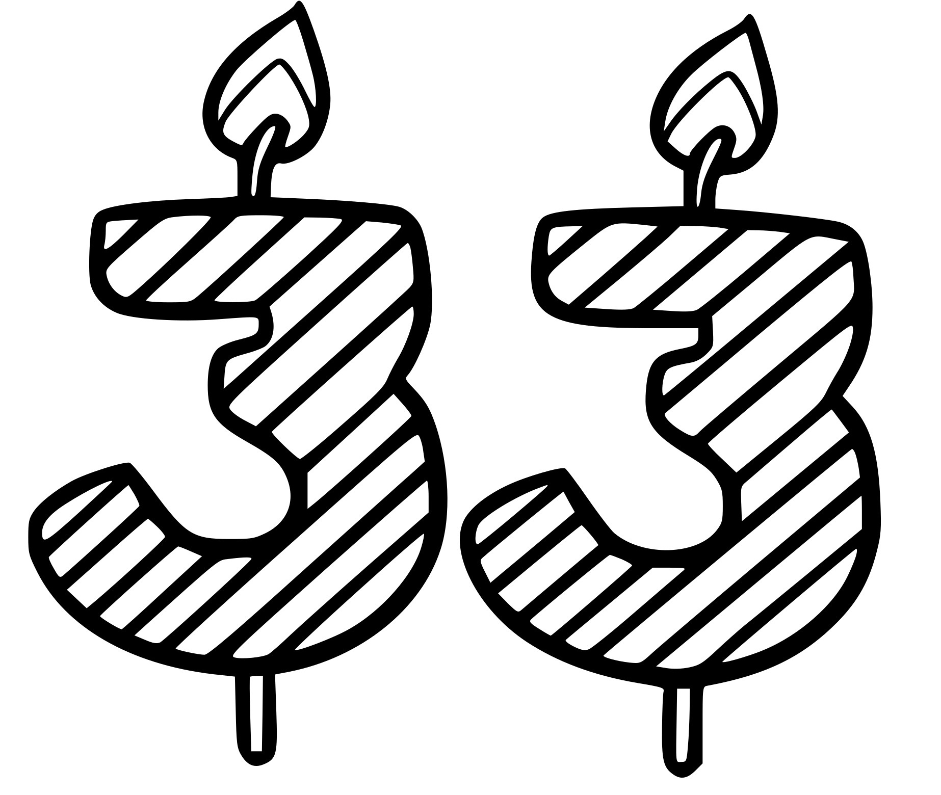 Coloriage 33 Ans - Anniversaire à imprimer