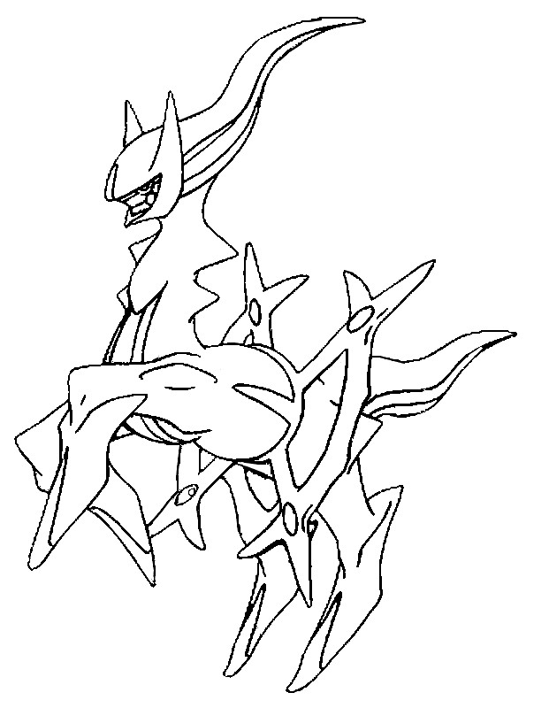 Coloriage Pokémon forme alternative