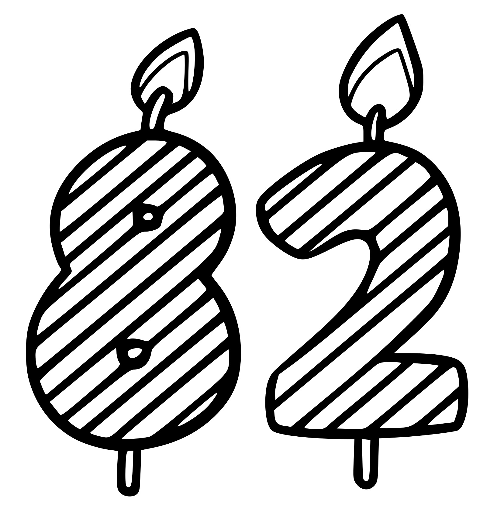 Coloriage 82 Ans - Anniversaire à imprimer