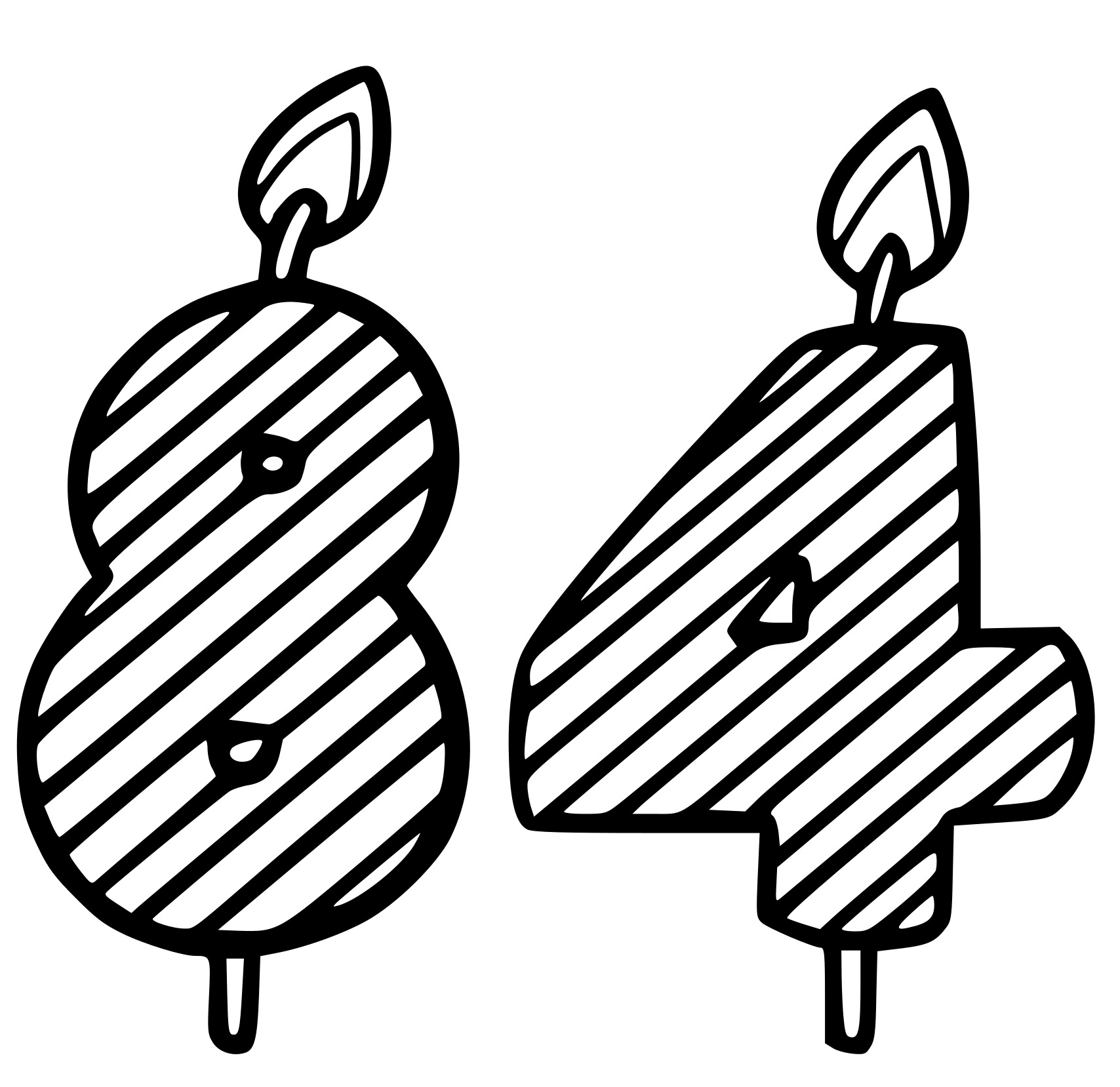 Coloriage 84 Ans - Anniversaire à imprimer