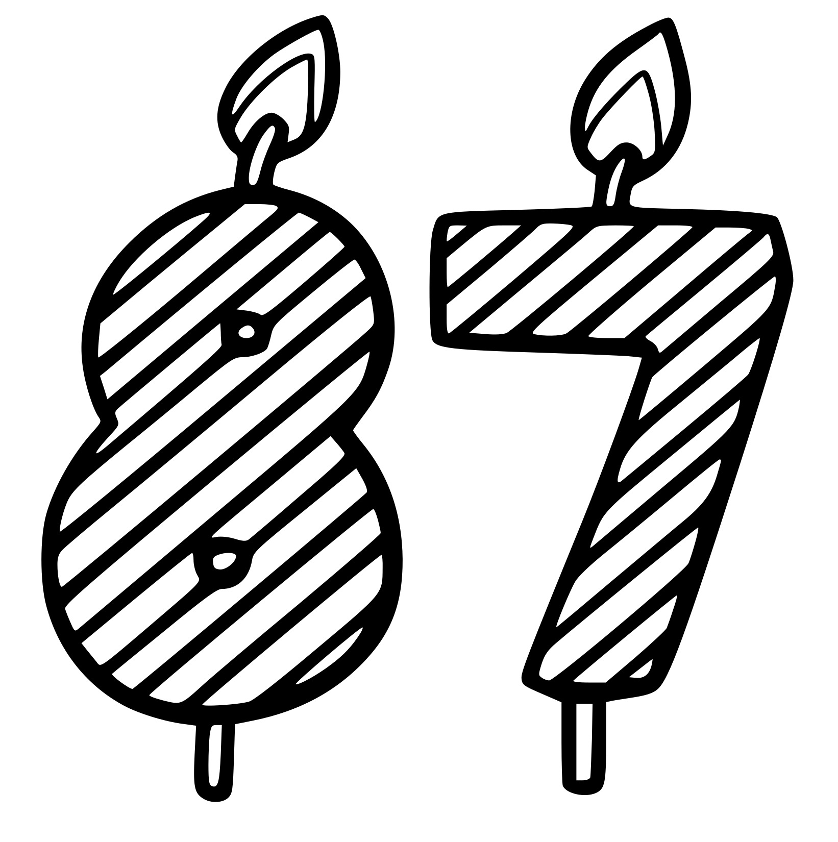 Coloriage 87 Ans - Anniversaire à imprimer