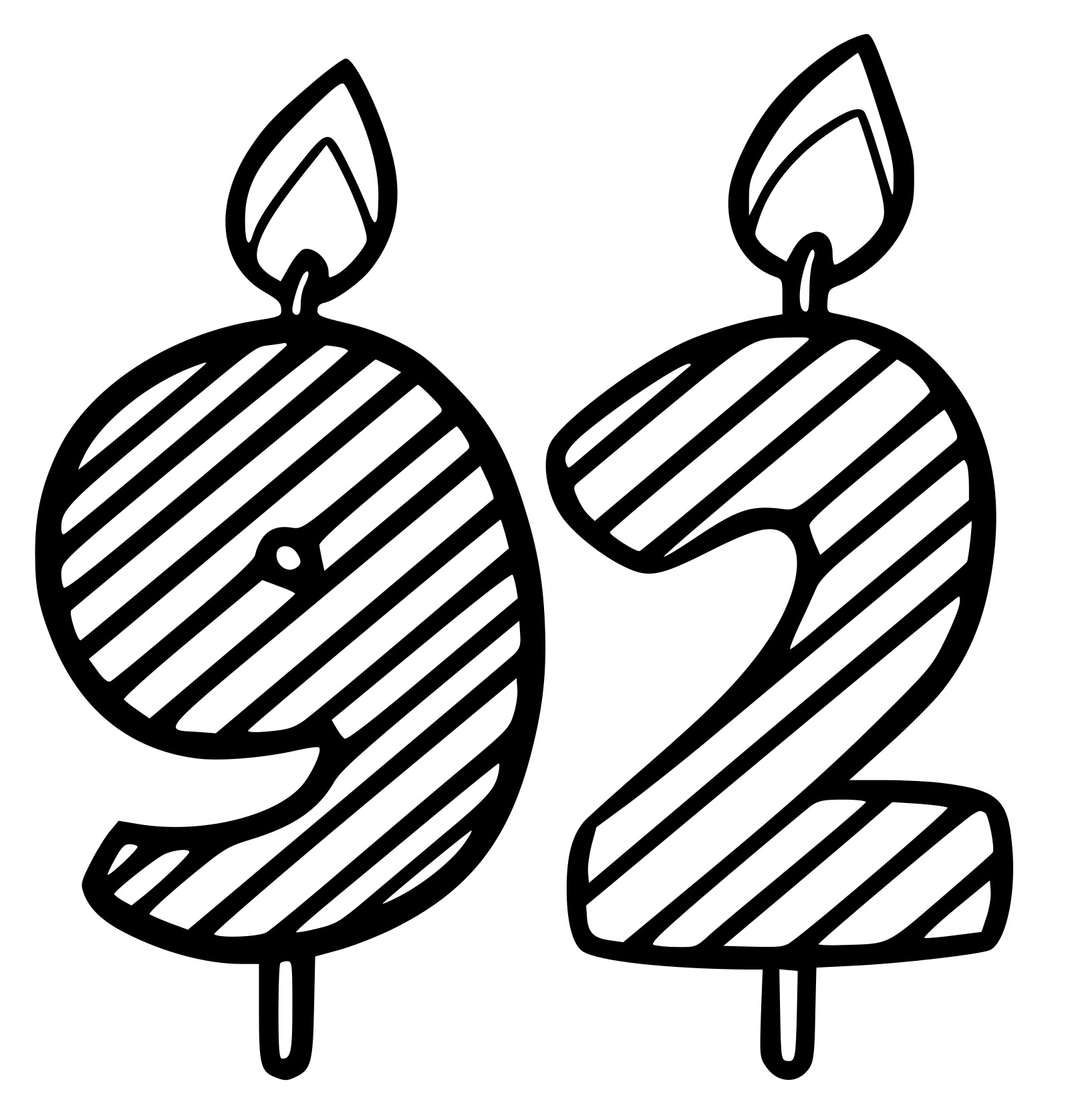 Coloriage 92 Ans - Anniversaire à imprimer