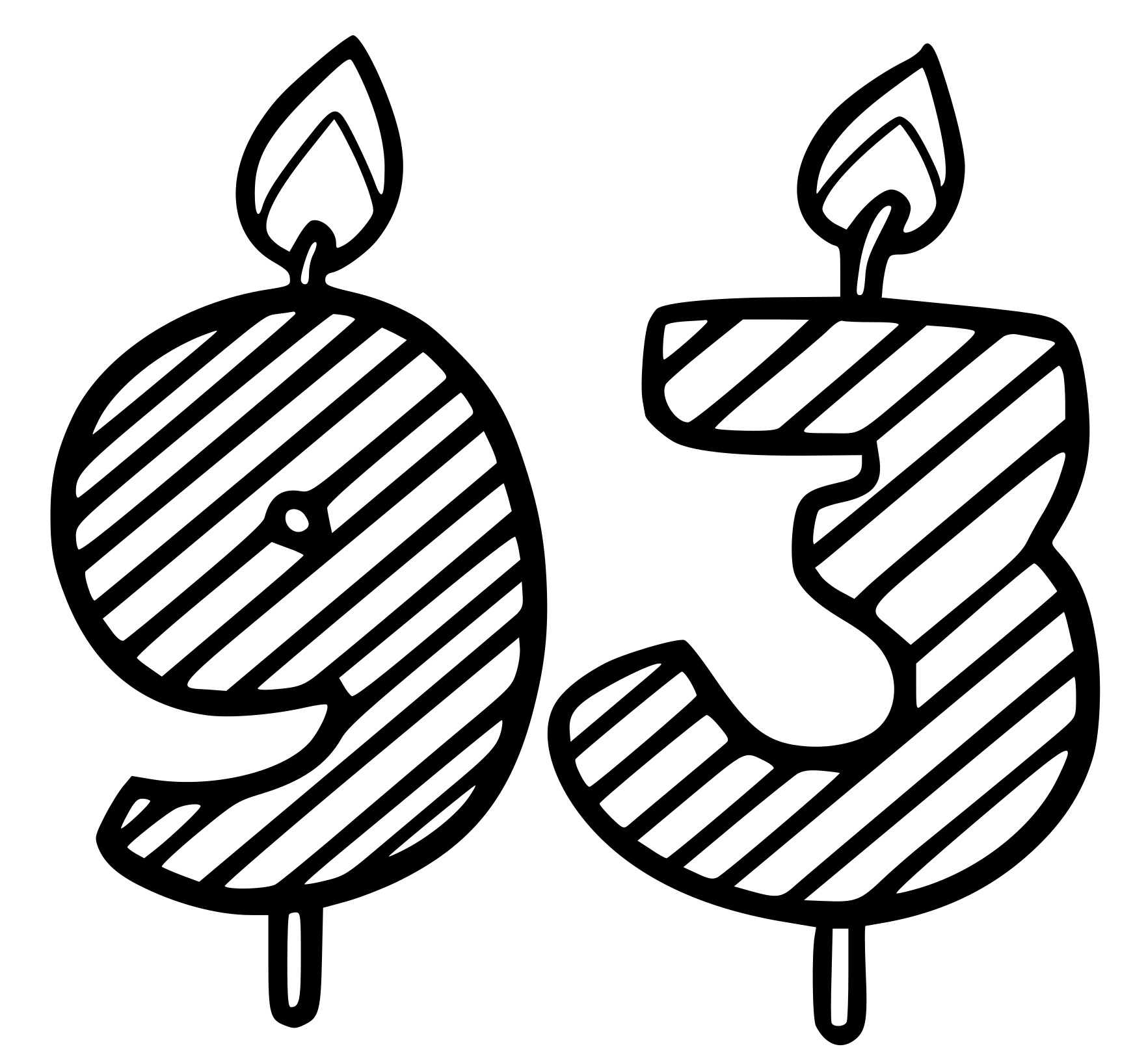 Coloriage 93 Ans - Anniversaire à imprimer