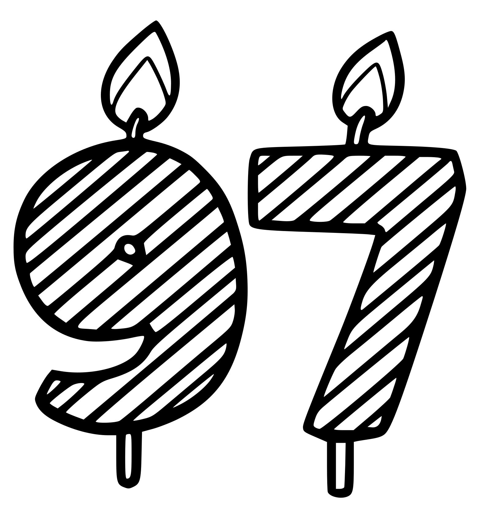 Coloriage 97 Ans - Anniversaire à imprimer