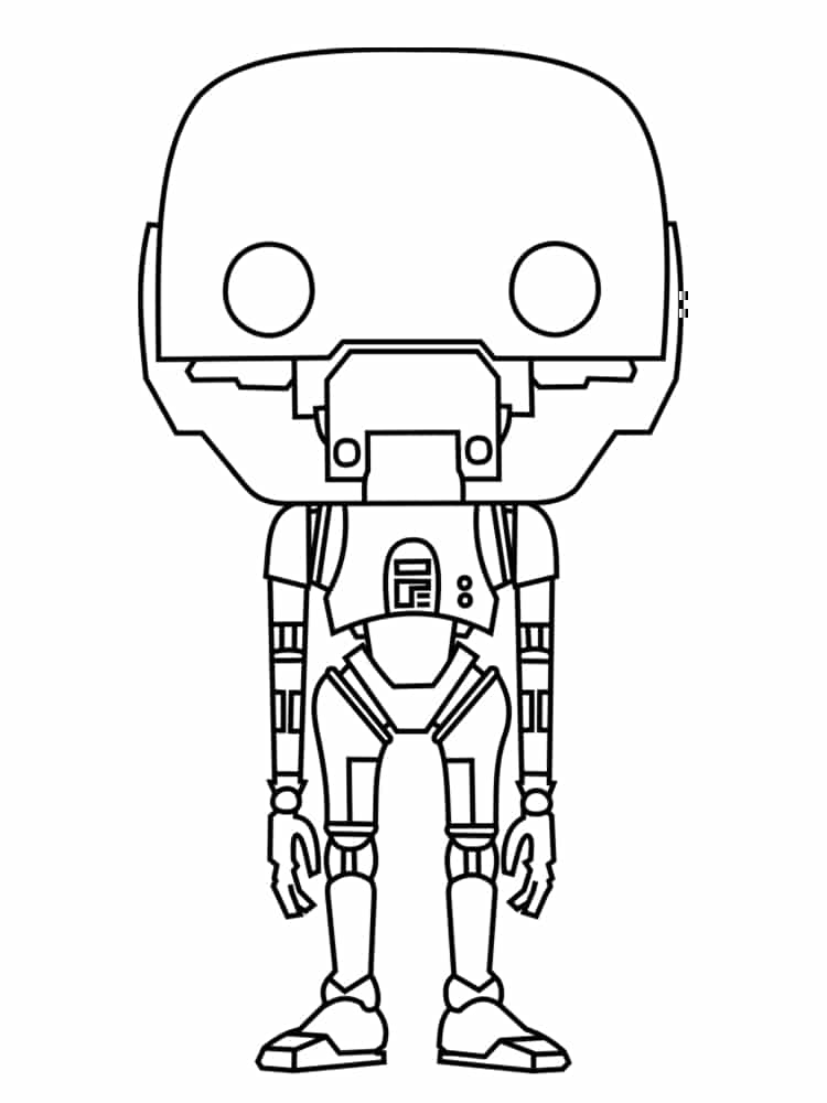 Coloriage At St - Star wars à imprimer