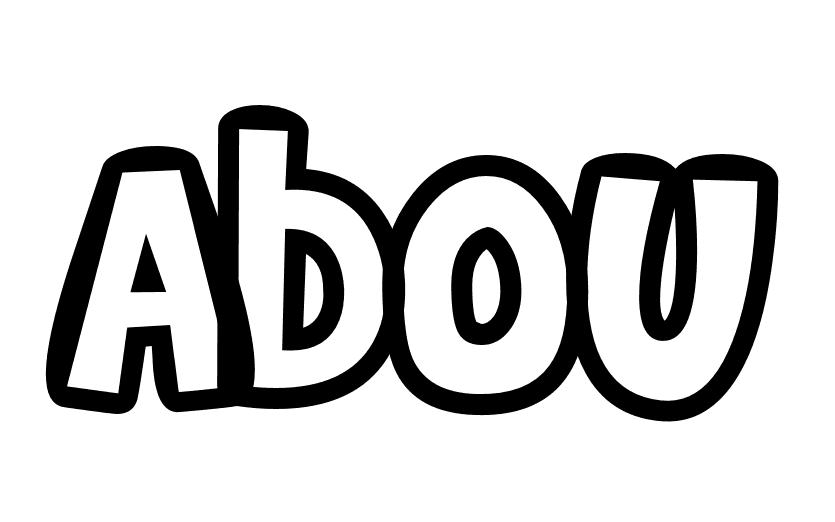 Coloriage Abou - Prénom à imprimer