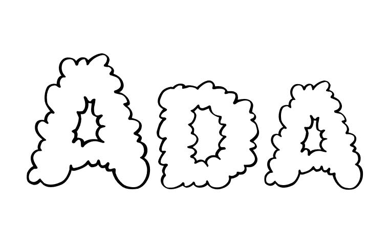 Coloriage Ada - Prénom à imprimer