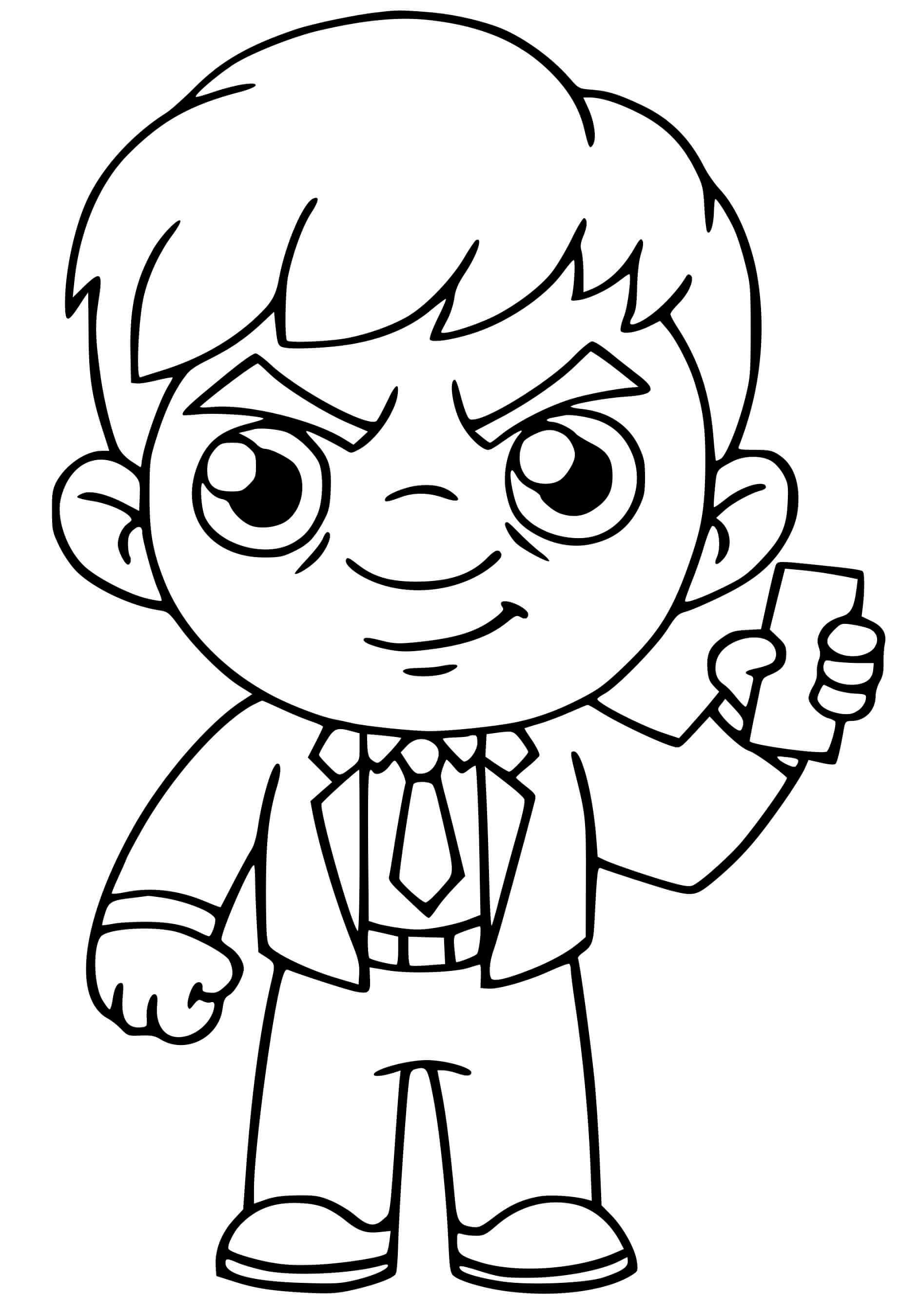 Coloriage Agent Jonesy Fortnite en mission tactique - Fortnite à imprimer