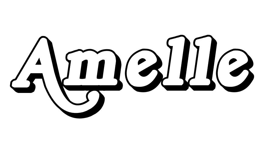 Coloriage Amelle - Prénom à imprimer