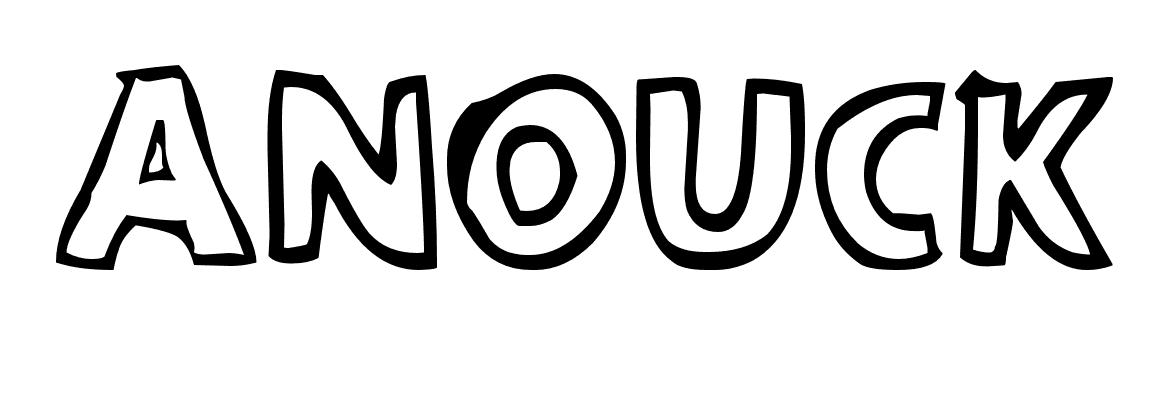 Coloriage Anouck - Prénom à imprimer