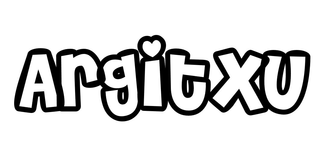 Coloriage Argitxu - Prénom à imprimer