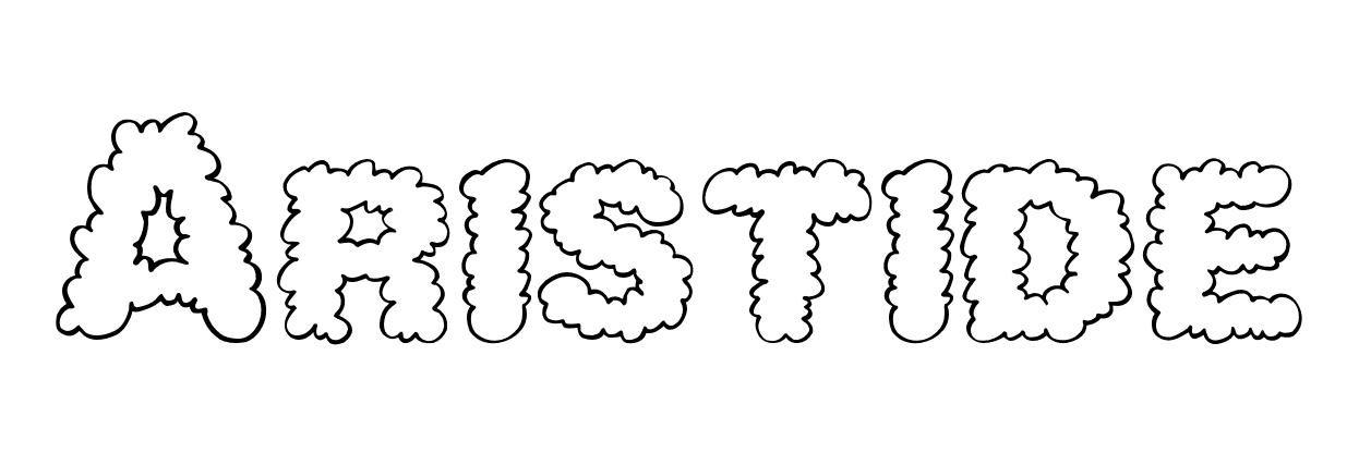 Coloriage Aristide - Prénom à imprimer