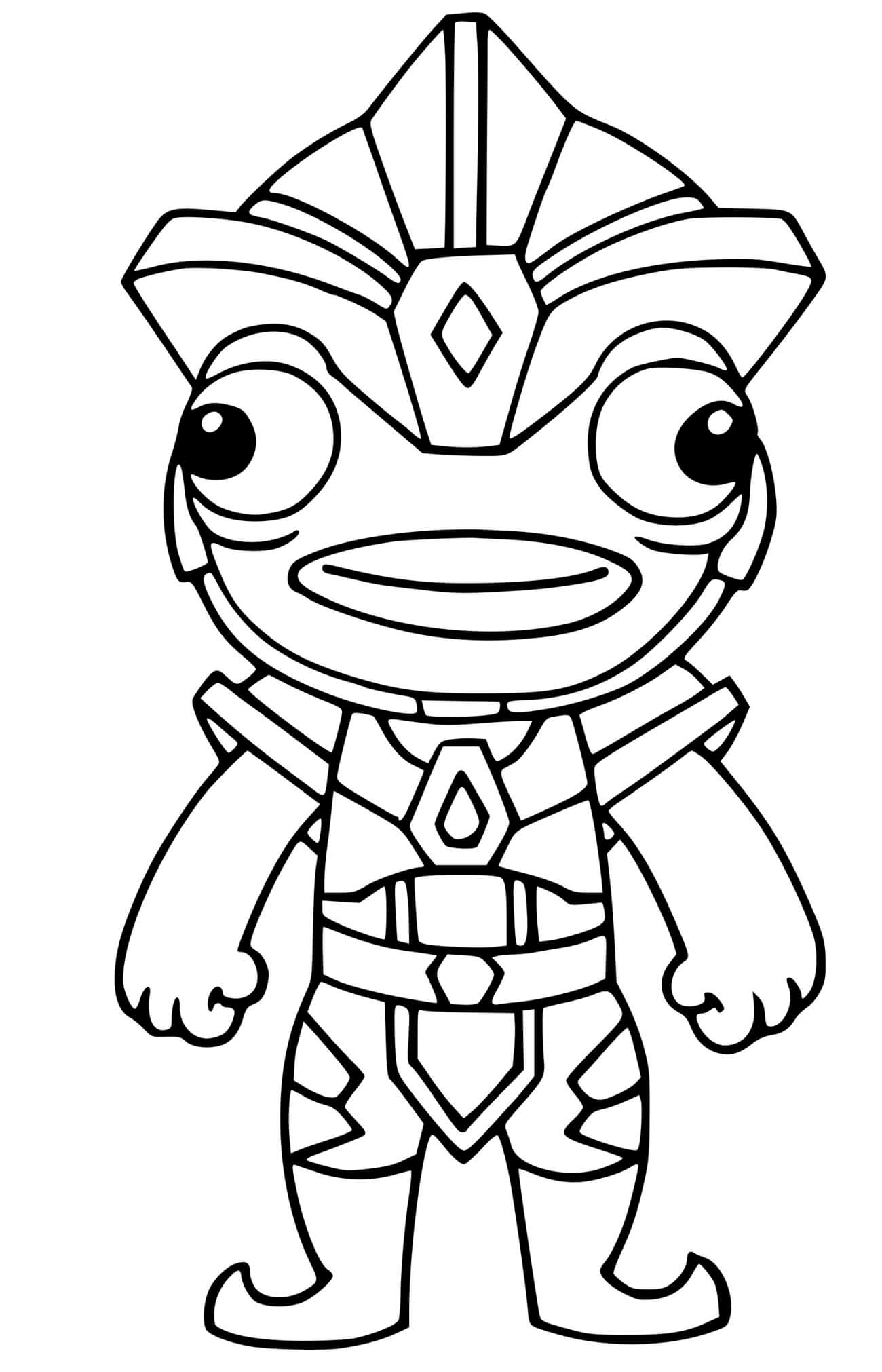 Coloriage Atlantean Fishstick - Fortnite à imprimer