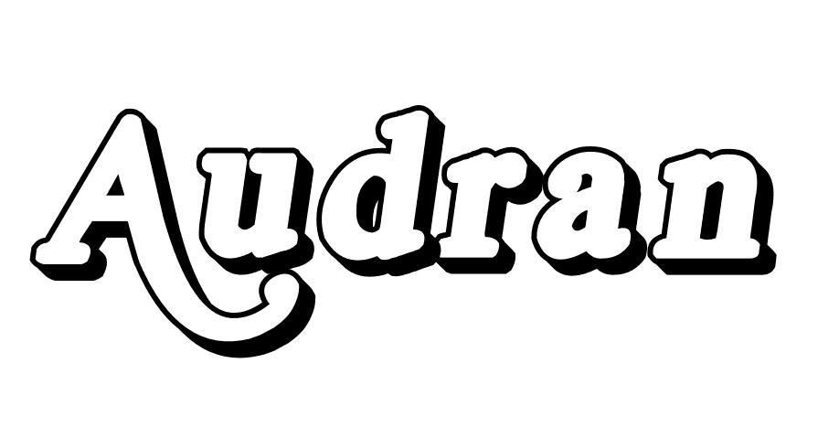 Coloriage Audran - Prénom à imprimer