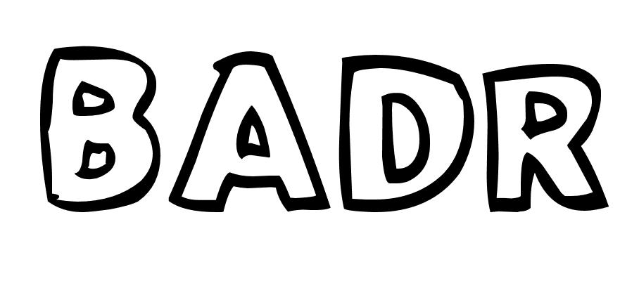 Coloriage Badr - Prénom à imprimer