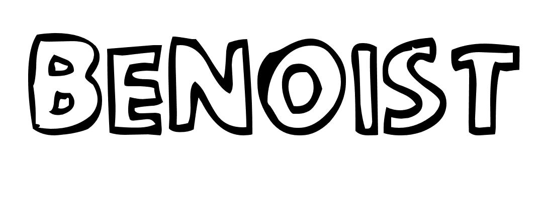 Coloriage Benoist - Prénom à imprimer