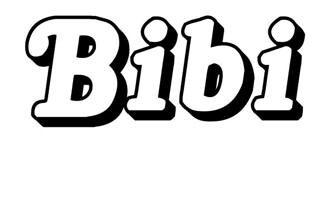 Coloriage Bibi - Prénom à imprimer