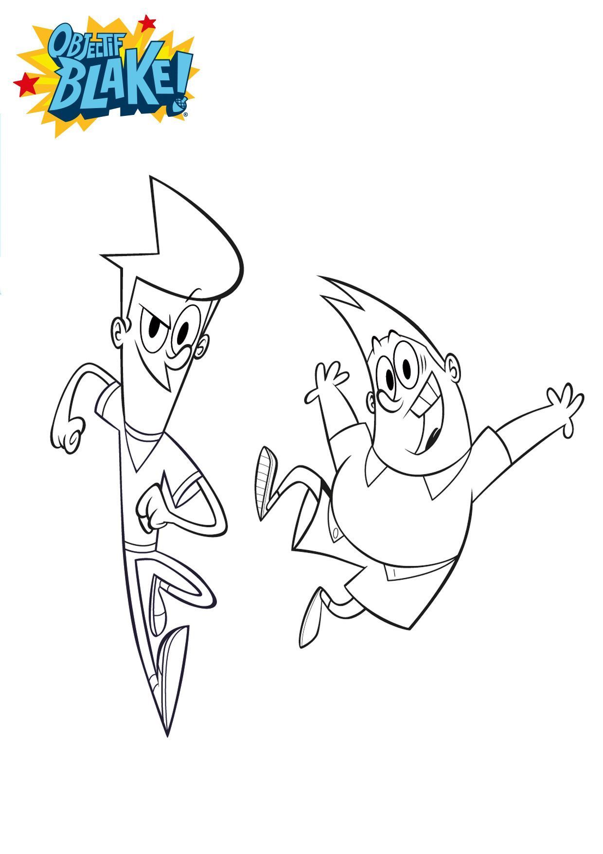 Coloriage Blake Et Mitch - Gulli à imprimer