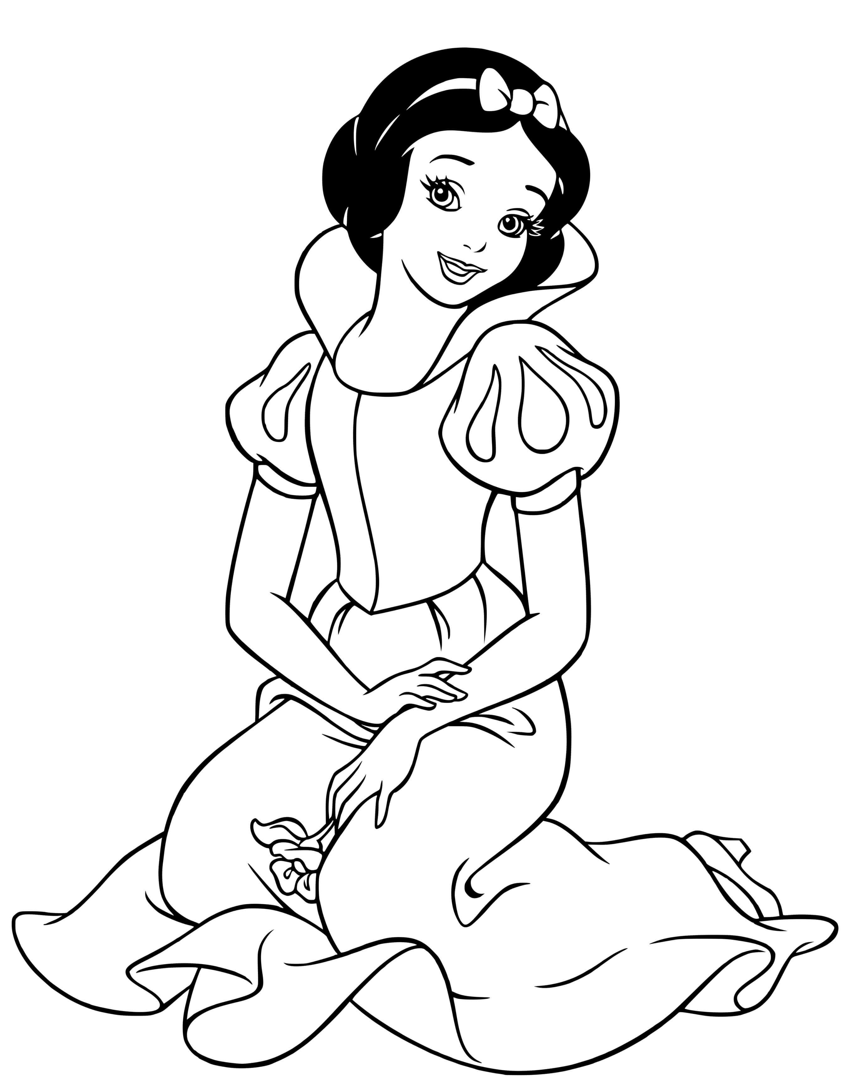 Coloriage Princesse disney