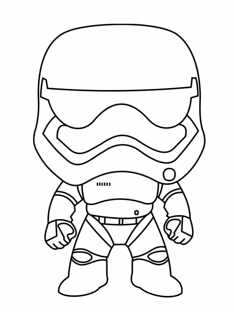 Coloriage Boba Fett - Star wars à imprimer