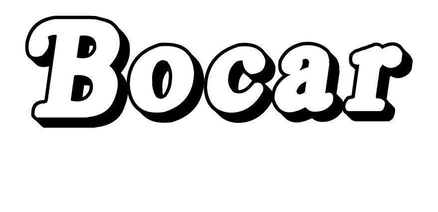 Coloriage Bocar - Prénom à imprimer