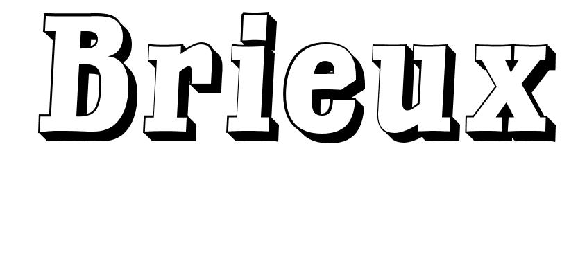 Coloriage Brieux - Prénom à imprimer