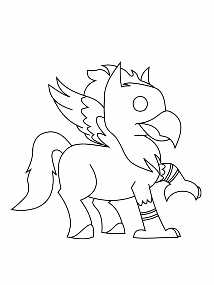 Coloriage Buck Logo - Harry potter à imprimer
