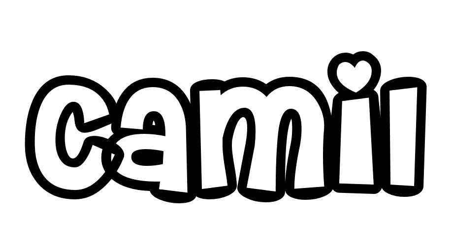 Coloriage Camil - Prénom à imprimer