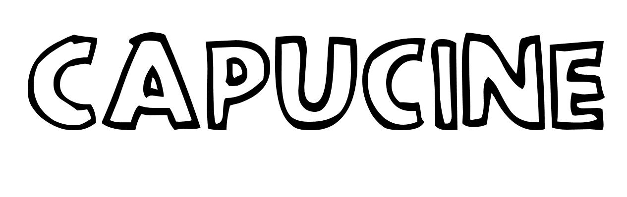 Coloriage Capucine - Prénom à imprimer