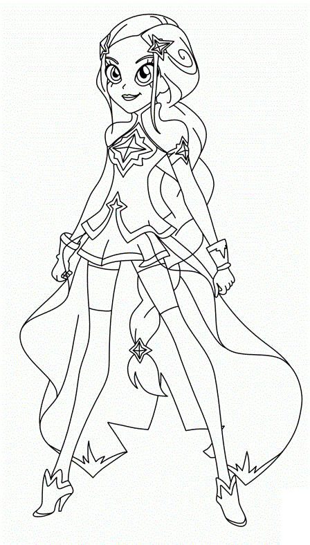 Coloriage Carissa Lolirock Princesse - Lolirock à imprimer