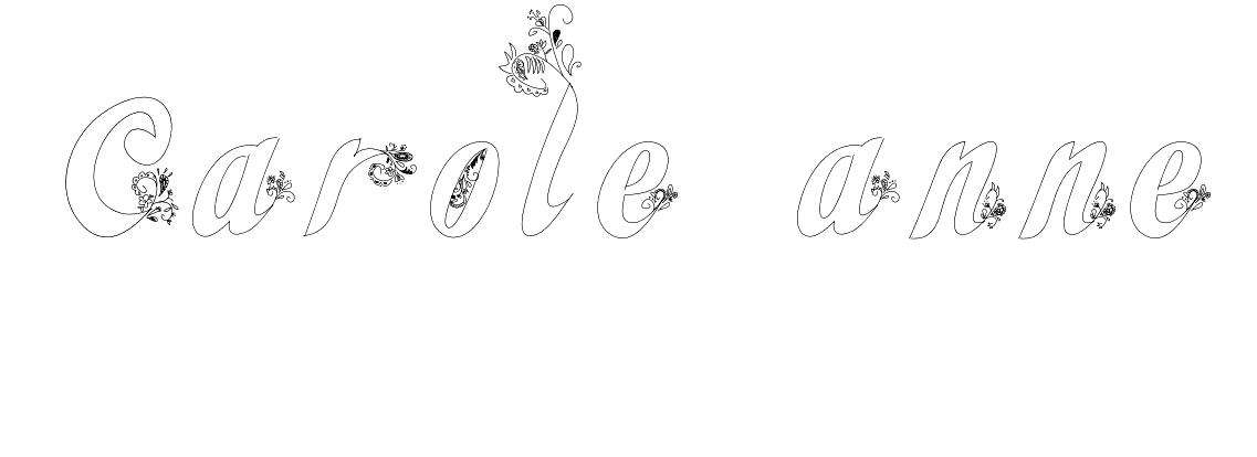 Coloriage Carole Anne - Prénom à imprimer