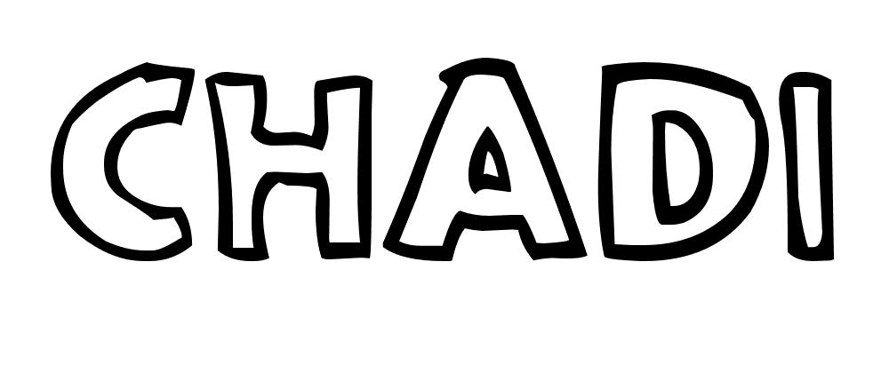 Coloriage Chadi - Prénom à imprimer
