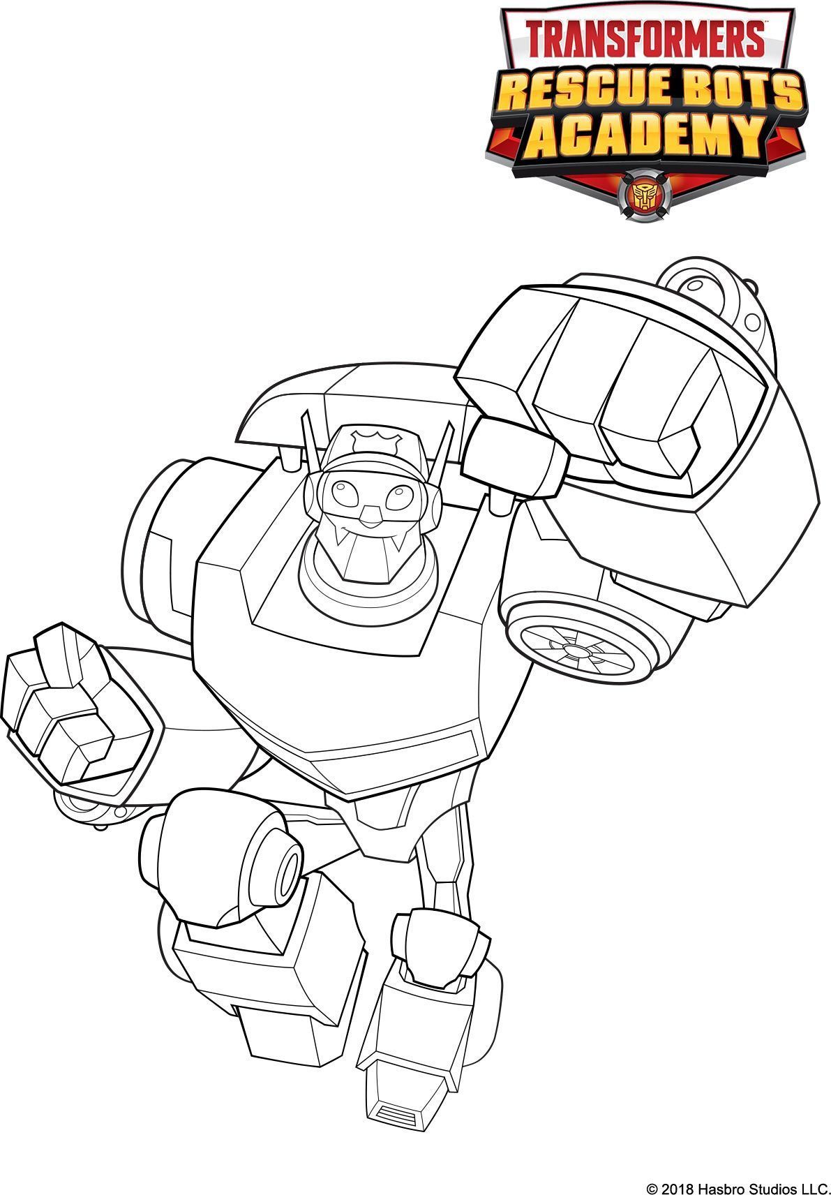 Coloriage Chase Transformers - Gulli à imprimer