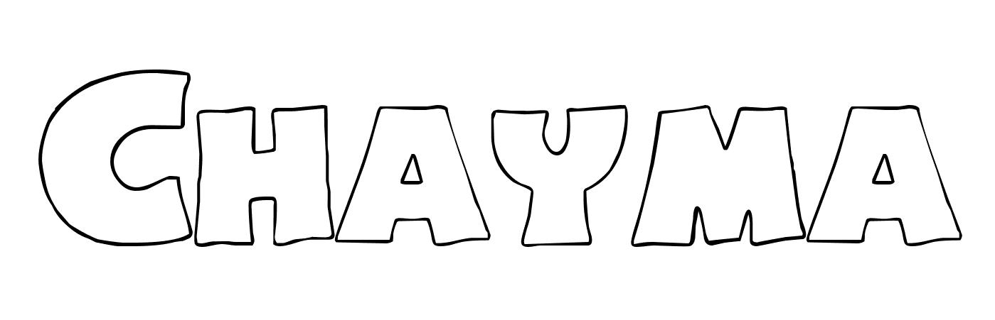 Coloriage Chayma - Prénom à imprimer