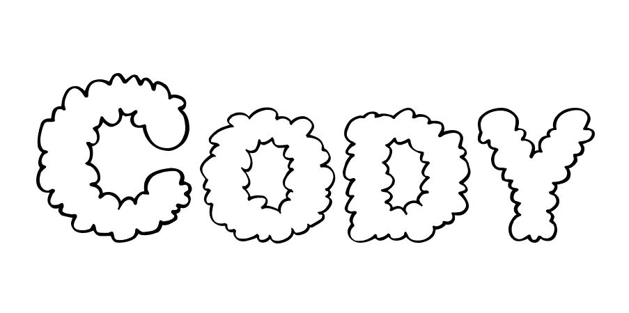 Coloriage Cody - Prénom à imprimer