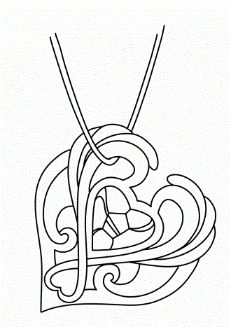 Coloriage Collier D'Iris Lolirock - Lolirock à imprimer