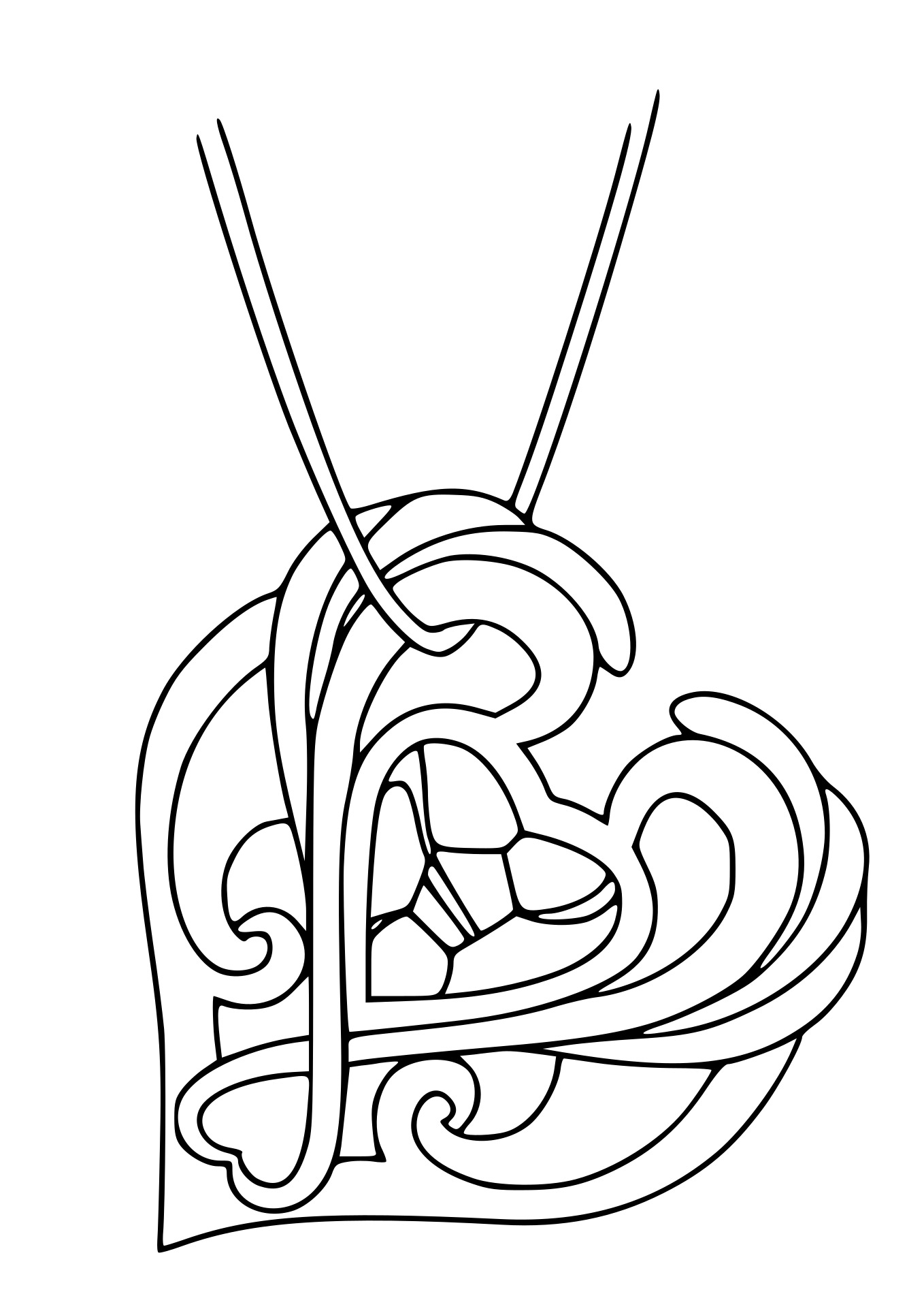 Coloriage Collier D'Iris Lolirock - Lolirock à imprimer