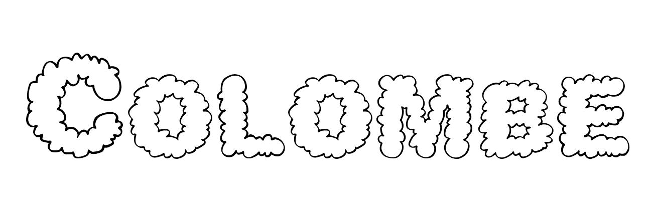 Coloriage Colombe - Prénom à imprimer